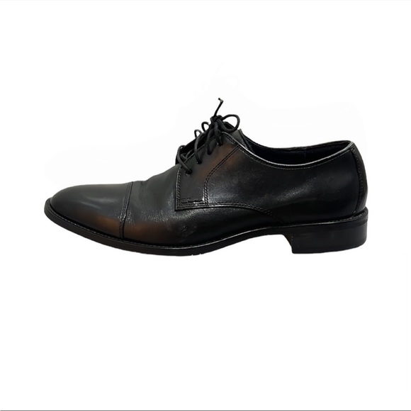 Cole Haan Black Leather Oxfords Size 10 - Picture 6 of 9